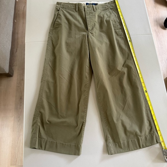 Polo Ralph Lauren Wide Leg Ankle Khaki Pants - Picture 5 of 9